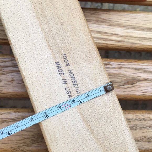 100% Horsehair Maple Shoe brush Made in USA 7” - Picture 9 of 9